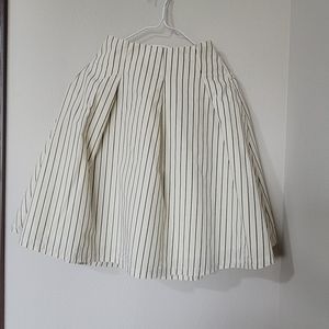 Striped A Line Skirt